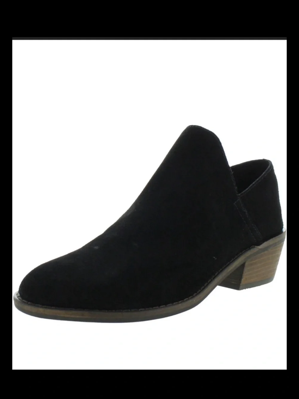 Lucky Brand Fausst Bootie Black Oiled Suede Boots Size 9M Boot Leather